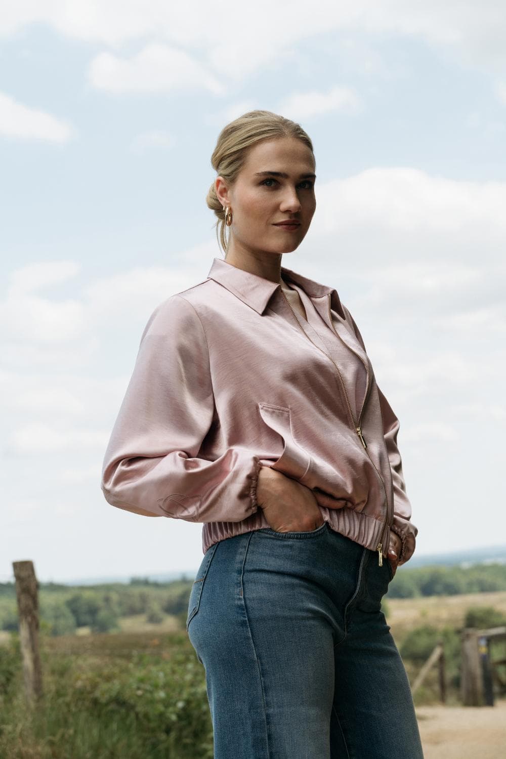 Simmy Satin Bomberjack